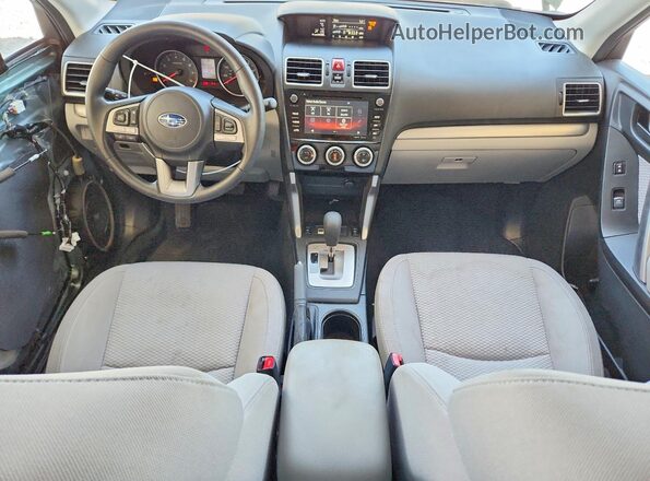 JF2SJAEC1JH568499 2018 SUBARU FORESTER Green Widok deski rozdzielczej