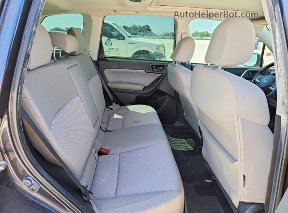 JF2SJAEC2HH404026 2017 SUBARU FORESTER Черный Вид задних сидений