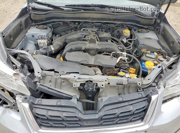JF2SJAEC2HH483181 2017 SUBARU FORESTER Silver Vista del compartimento del motor