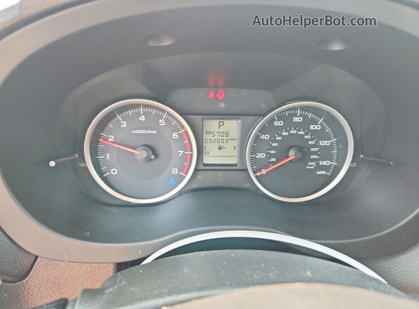 JF2SJAEC2HH528958 2017 SUBARU FORESTER Silver Вид щитка приладів