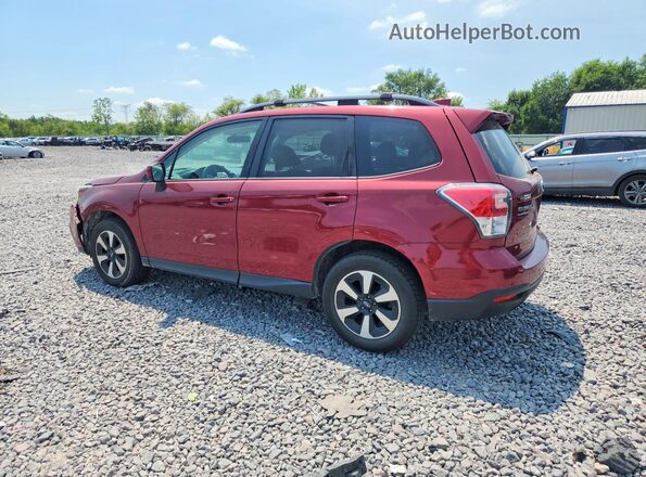 JF2SJAEC2HH596435 2017 SUBARU FORESTER Red Հետևի ձախ