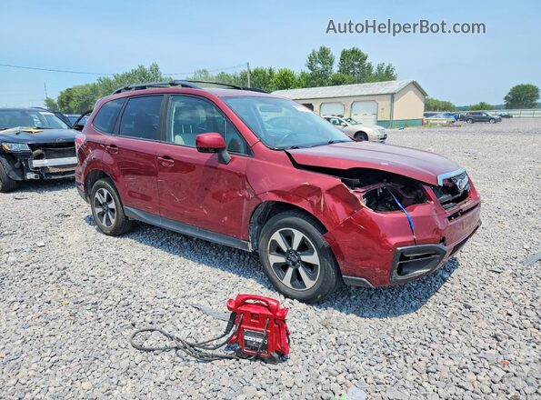 JF2SJAEC2HH596435 2017 SUBARU FORESTER Red Առջևի աջ