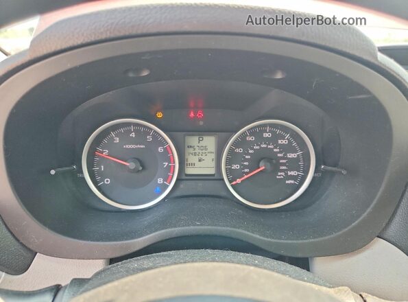 JF2SJAEC2HH596435 2017 SUBARU FORESTER Red Սարքավորումների վահանակի տեսք