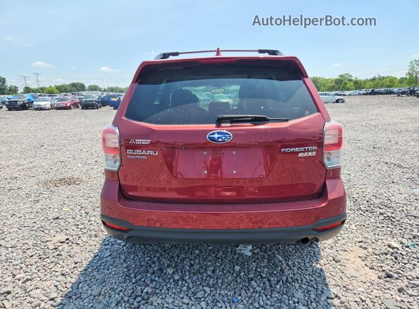 JF2SJAEC2HH596435 2017 SUBARU FORESTER Red Հետևի տեսք