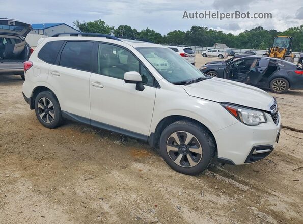 JF2SJAEC2HH805172 2017 SUBARU FORESTER White Delantero derecho