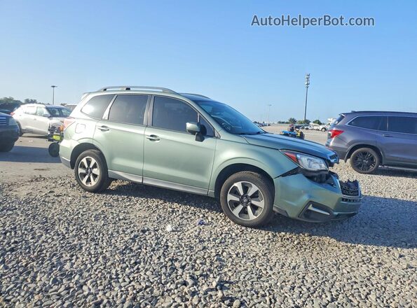 JF2SJAEC2JH405537 2018 SUBARU FORESTER Teal Передня права чверть