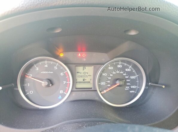 JF2SJAEC2JH405537 2018 SUBARU FORESTER Teal Вид щитка приладів