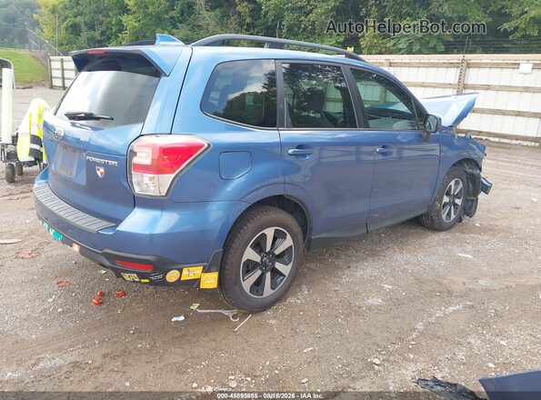 JF2SJAEC2JH489830 2018 SUBARU FORESTER Blue Tył prawy