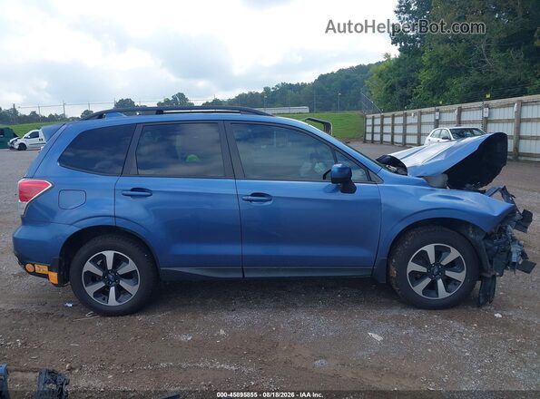 JF2SJAEC2JH489830 2018 SUBARU FORESTER Blue Widok wnętrza z tyłu