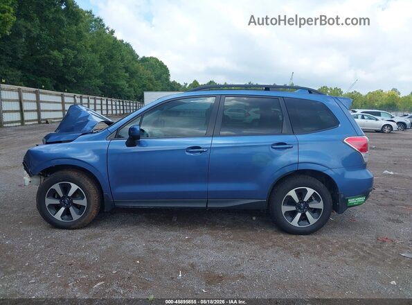 JF2SJAEC2JH489830 2018 SUBARU FORESTER Blue Widok wnętrza 360 stopni