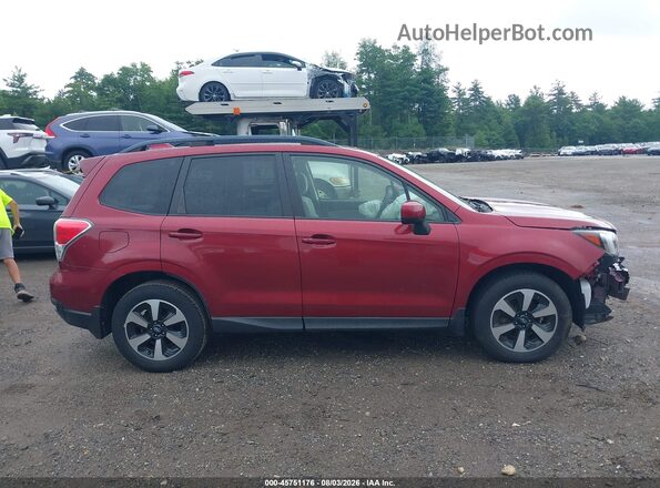 JF2SJAEC3JH444203 2018 SUBARU FORESTER Красный Панорамный вид салона 360°