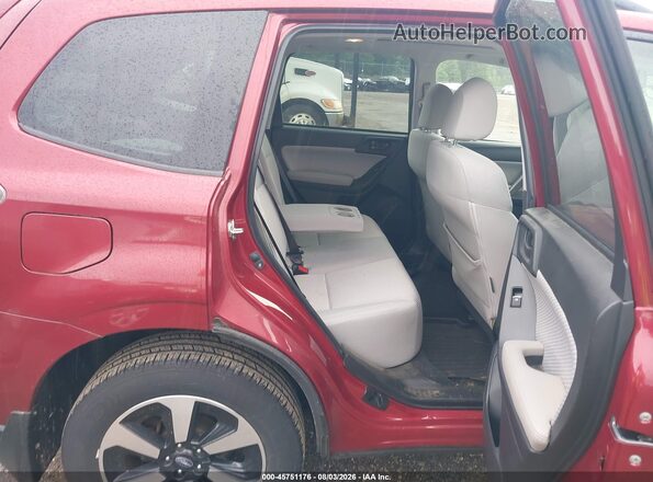 JF2SJAEC3JH444203 2018 SUBARU FORESTER Красный Вид наклейки с VIN-кодом