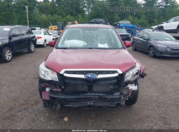 JF2SJAEC3JH444203 2018 SUBARU FORESTER Красный Вид задней части салона