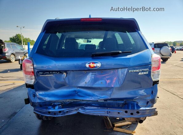 JF2SJAEC4HH456967 2017 SUBARU FORESTER Blue Հետևի տեսք