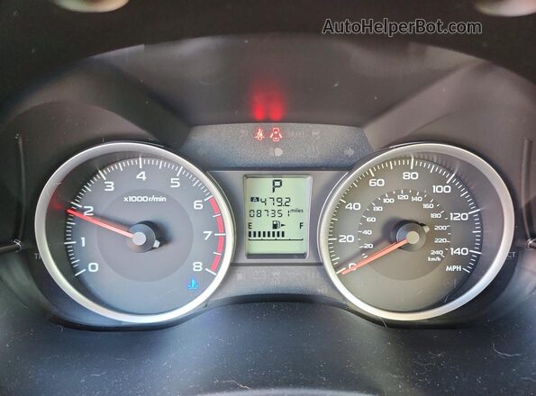 JF2SJAEC4HH456967 2017 SUBARU FORESTER Blue Սարքավորումների վահանակի տեսք