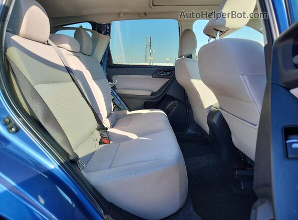 JF2SJAEC4HH456967 2017 SUBARU FORESTER Blue Սալոնի հետևի տեսք