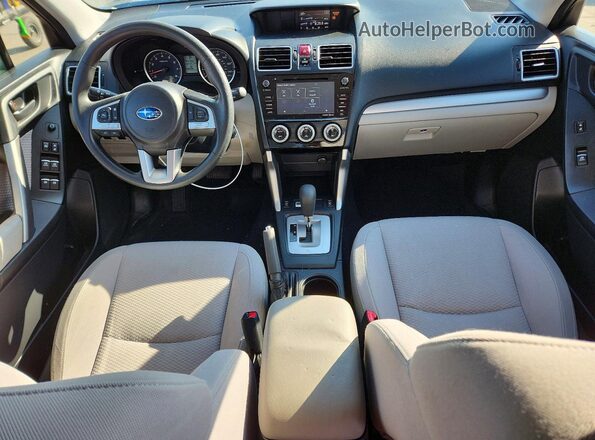 JF2SJAEC4HH456967 2017 SUBARU FORESTER Blue Առջևի վահանակի տեսք