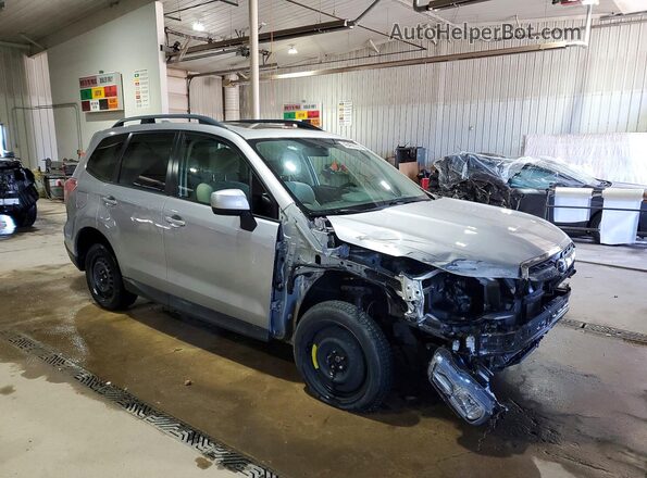 JF2SJAEC4HH542120 2017 SUBARU FORESTER Silver Przód prawy