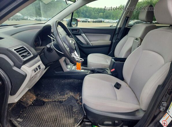 JF2SJAEC4HH549956 2017 SUBARU FORESTER Charcoal Vista interior delantera
