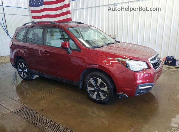 JF2SJAEC4HH591169 2017 SUBARU FORESTER Burgundy Front right