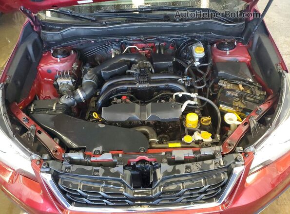 JF2SJAEC4HH591169 2017 SUBARU FORESTER Burgundy Engine compartment view