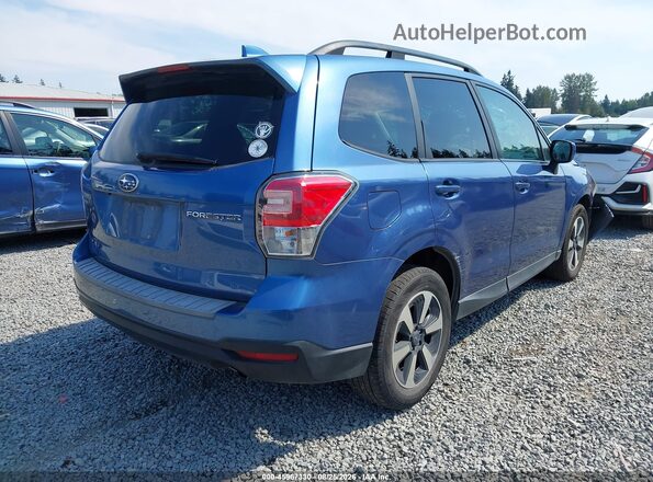 JF2SJAEC4JH402154 2018 SUBARU FORESTER Синий Задняя правая четверть