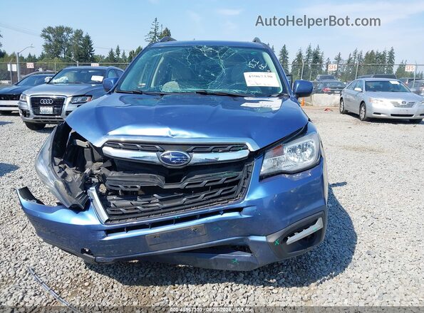 JF2SJAEC4JH402154 2018 SUBARU FORESTER Синий Вид щитка приборов
