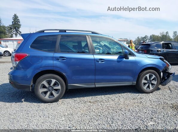 JF2SJAEC4JH402154 2018 SUBARU FORESTER Синий Вид задней части салона