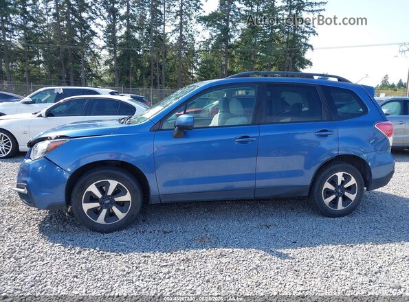 JF2SJAEC4JH402154 2018 SUBARU FORESTER Синий Панорамный вид салона 360°