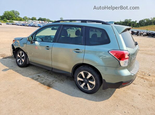 JF2SJAEC4JH464573 2018 SUBARU FORESTER Green Հետևի ձախ