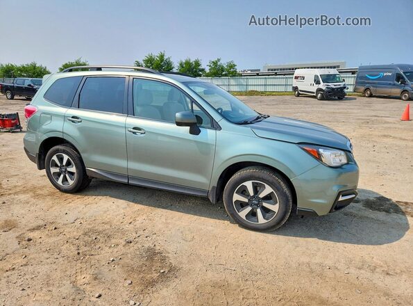 JF2SJAEC4JH464573 2018 SUBARU FORESTER Green Առջևի աջ