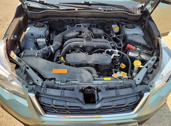 JF2SJAEC4JH464573 2018 SUBARU FORESTER Green Շարժիչի բաժամունքի տեսք