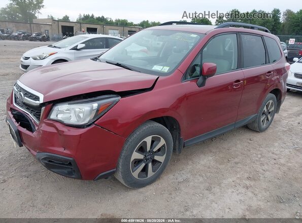 JF2SJAEC5JG521207 2018 SUBARU FORESTER Красный Передняя левая четверть