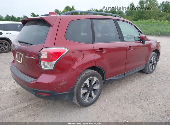 JF2SJAEC5JG521207 2018 SUBARU FORESTER Красный Задняя правая четверть