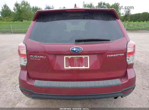 JF2SJAEC5JG521207 2018 SUBARU FORESTER Красный 