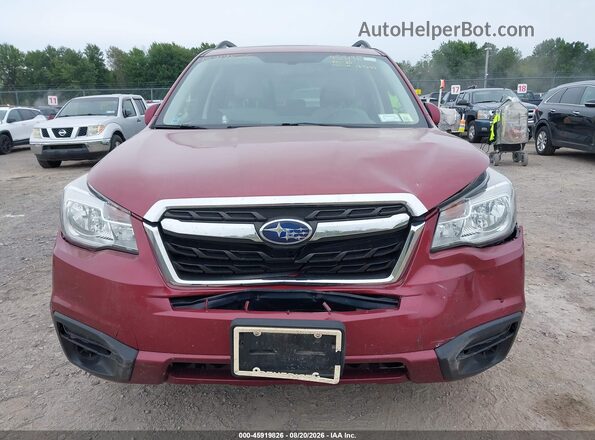 JF2SJAEC5JG521207 2018 SUBARU FORESTER Красный Вид задней части салона