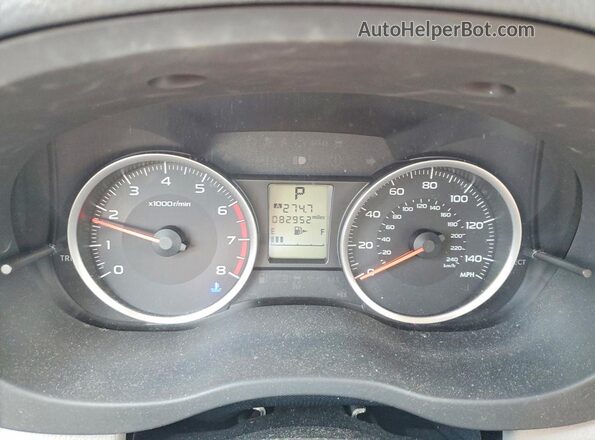 JF2SJAEC5JH588304 2018 SUBARU FORESTER Red ხელსაწყოთა პანელის ხედი