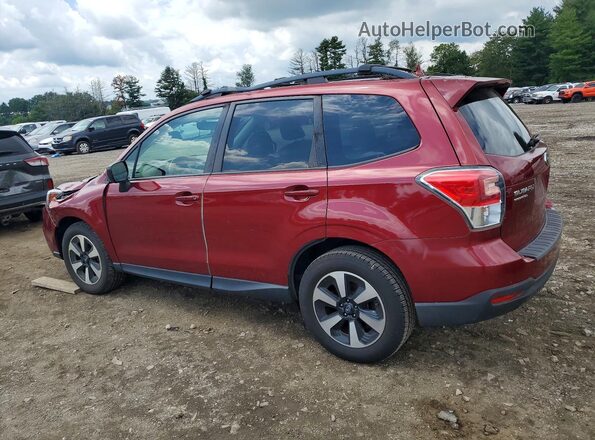 JF2SJAEC5JH588304 2018 SUBARU FORESTER Red უკანა მარცხენა