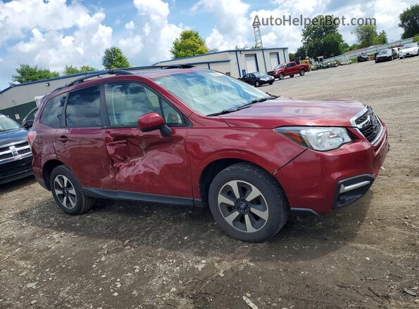 JF2SJAEC5JH588304 2018 SUBARU FORESTER Red წინა მარჯვენა