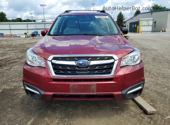 JF2SJAEC5JH588304 2018 SUBARU FORESTER Red წინა ხედი