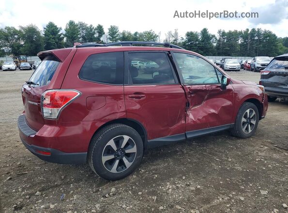 JF2SJAEC5JH588304 2018 SUBARU FORESTER Red უკანა მარჯვენა