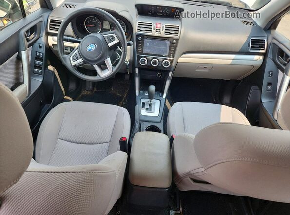 JF2SJAEC6HH409763 2017 SUBARU FORESTER White Առջևի վահանակի տեսք