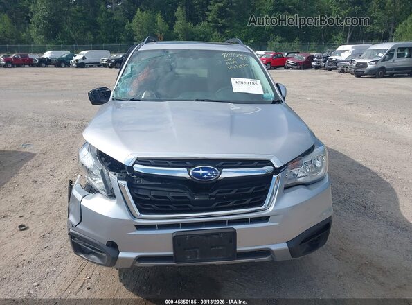 JF2SJAEC6HH596020 2017 SUBARU FORESTER Silver Widok zestawu wskaźników