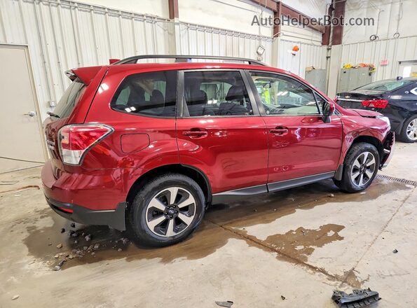 JF2SJAEC6JH565954 2018 SUBARU FORESTER Red Հետևի աջ