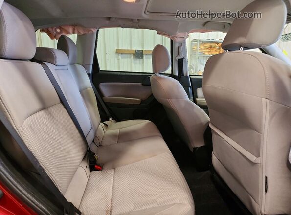 JF2SJAEC6JH565954 2018 SUBARU FORESTER Red Սալոնի հետևի տեսք