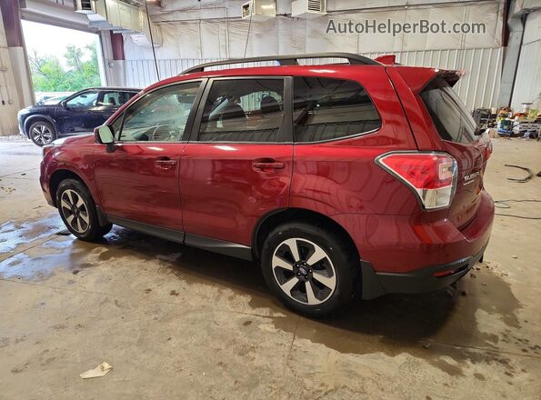 JF2SJAEC6JH565954 2018 SUBARU FORESTER Red Հետևի ձախ