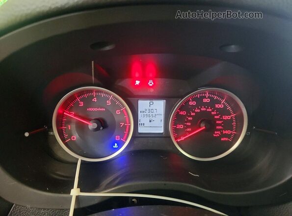 JF2SJAEC7HH404233 2017 SUBARU FORESTER Черный Вид щитка приборов
