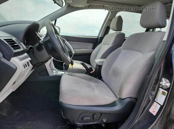 JF2SJAEC7HH412445 2017 SUBARU FORESTER Blue Vista interior delantera