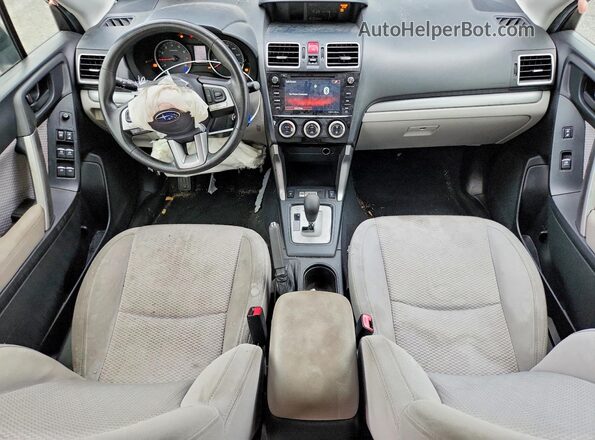 JF2SJAEC7HH812344 2017 SUBARU FORESTER Gray Вид панелі приладів
