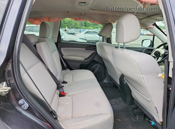 JF2SJAEC7HH812344 2017 SUBARU FORESTER Gray Вид задньої частини салону